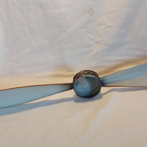 Airplane Propeller Blade Stylish Red Metal Spinner Pawnee Indian Wall Decor 28" - Picture 10 of 10